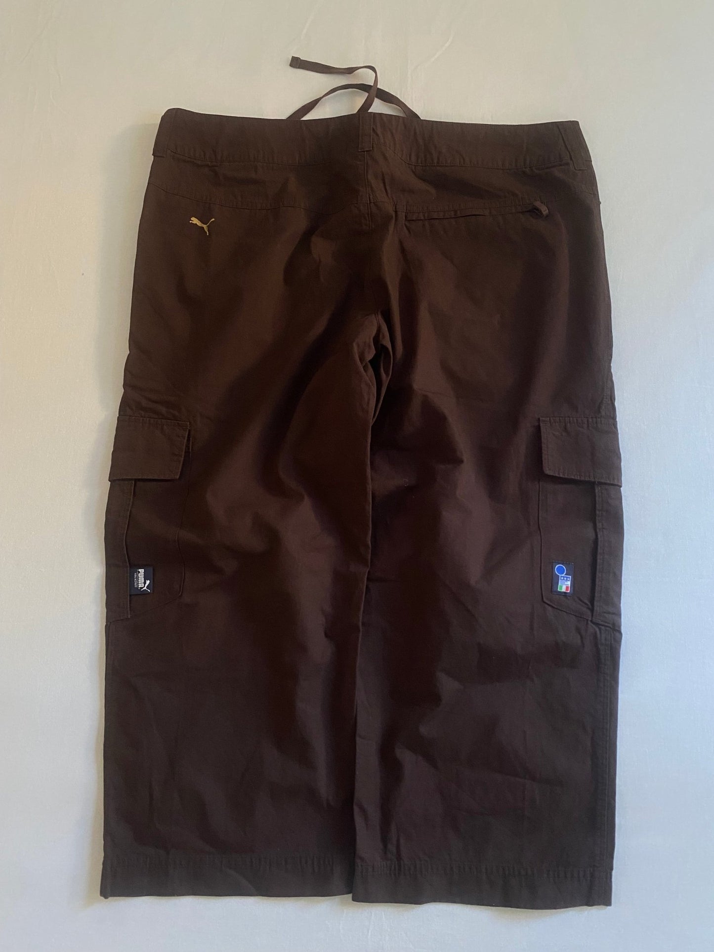 Y2K Puma x Neil Barrett Italy Football National Team Cargo 3/4 Shorts - anbracaminte