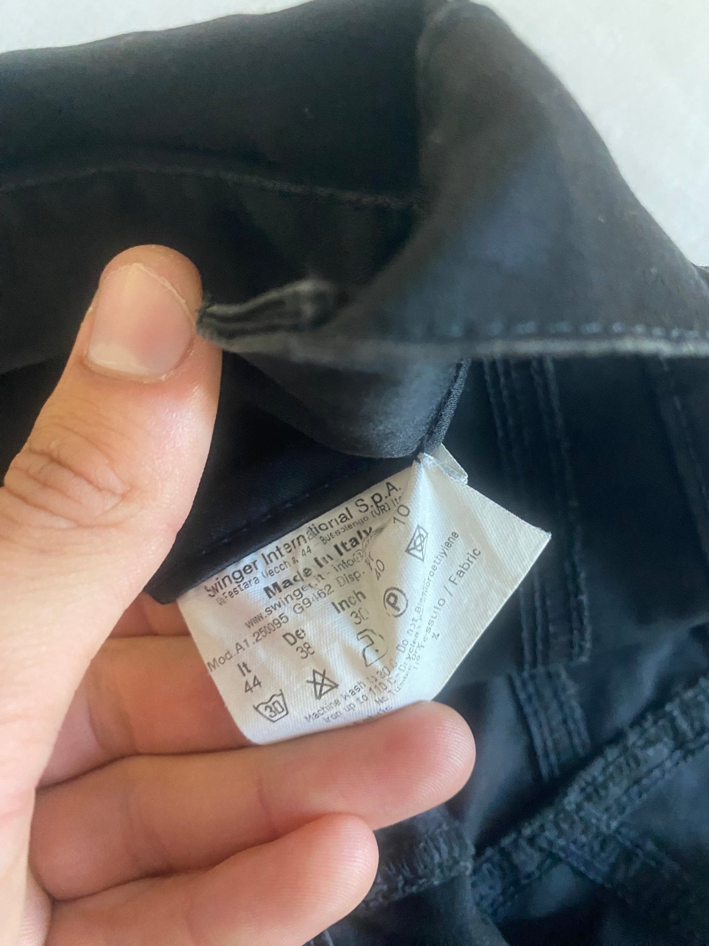 Y2K Rocco Barocco Black Trousers - anbracaminte