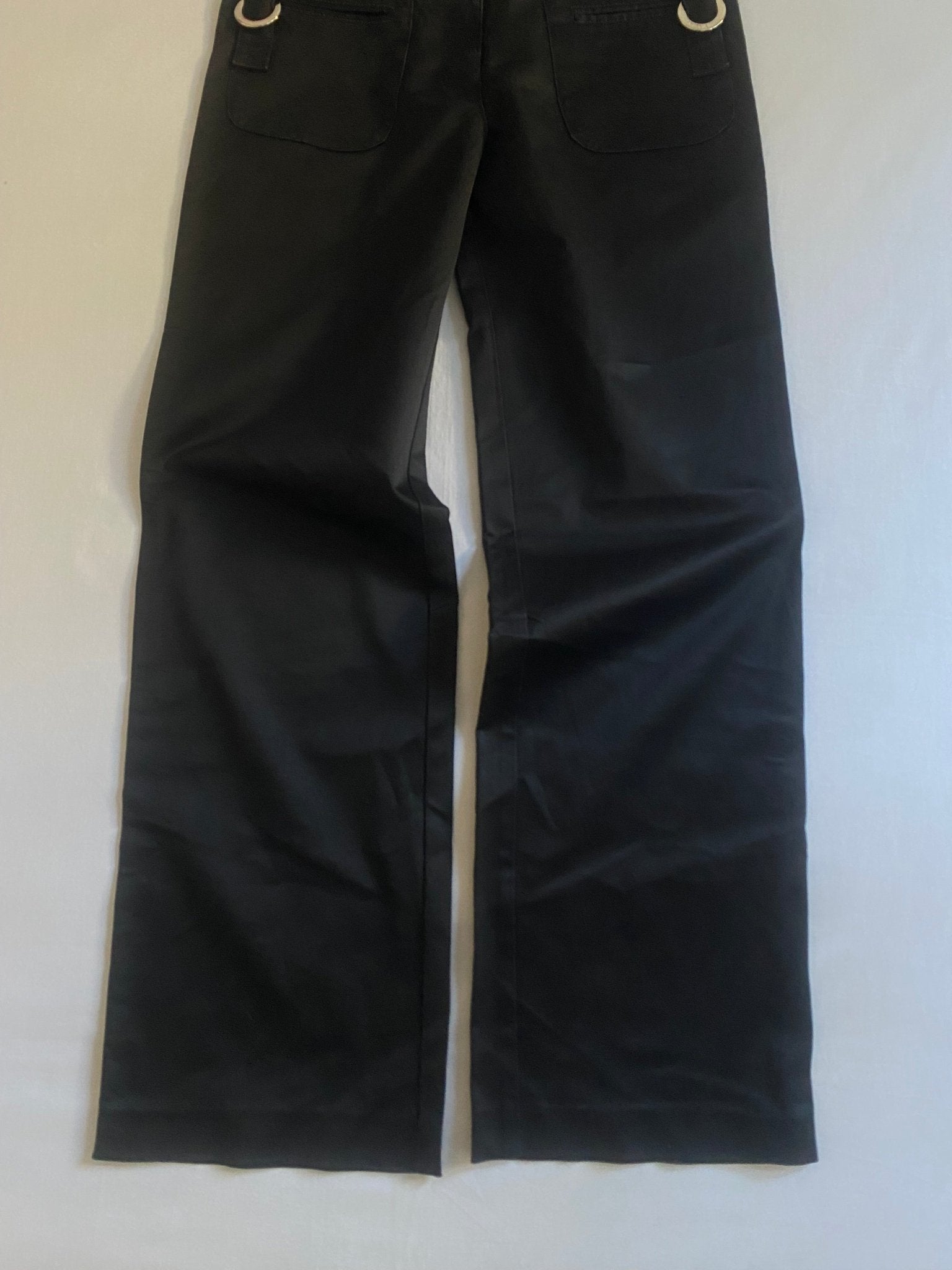 Y2K Rocco Barocco Black Trousers - anbracaminte