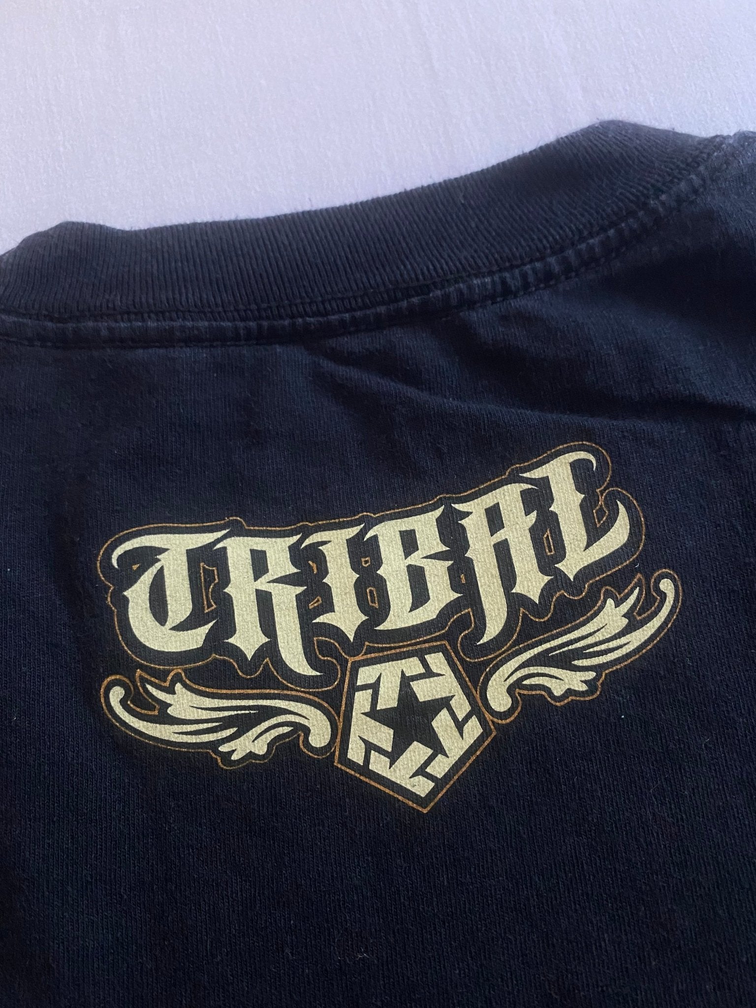 Y2K Tribal Gear Printed Tee - anbracaminte