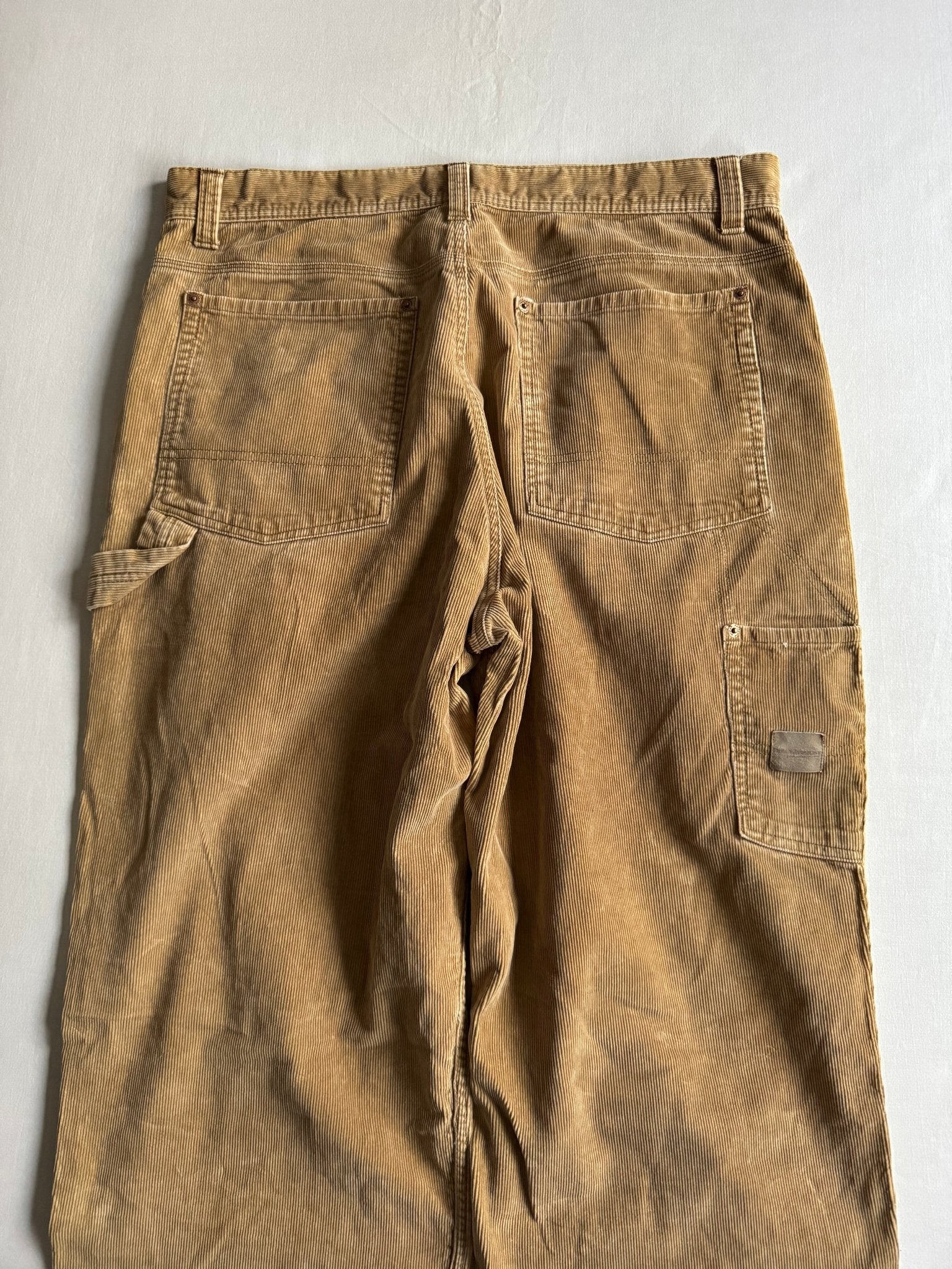 🔨 Y2K Urban Pipeline Pantaloni Baggy / Corduroy Brown (W36 x L32) - anbracaminte